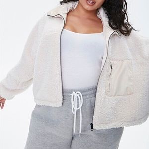 Faux shearling jacket